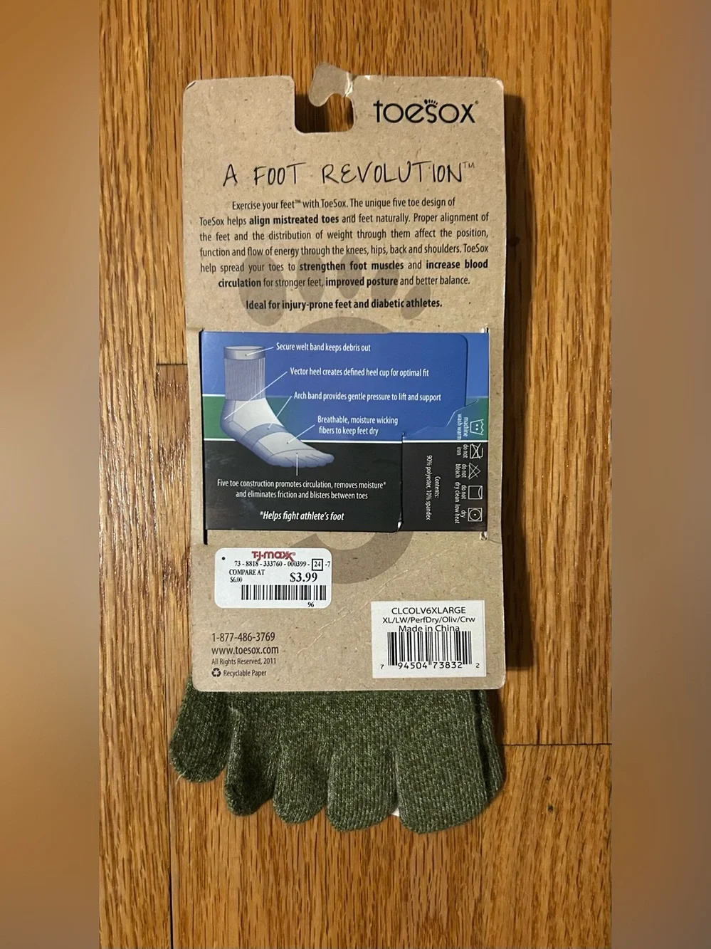 Breathable All Sport Toe Sox